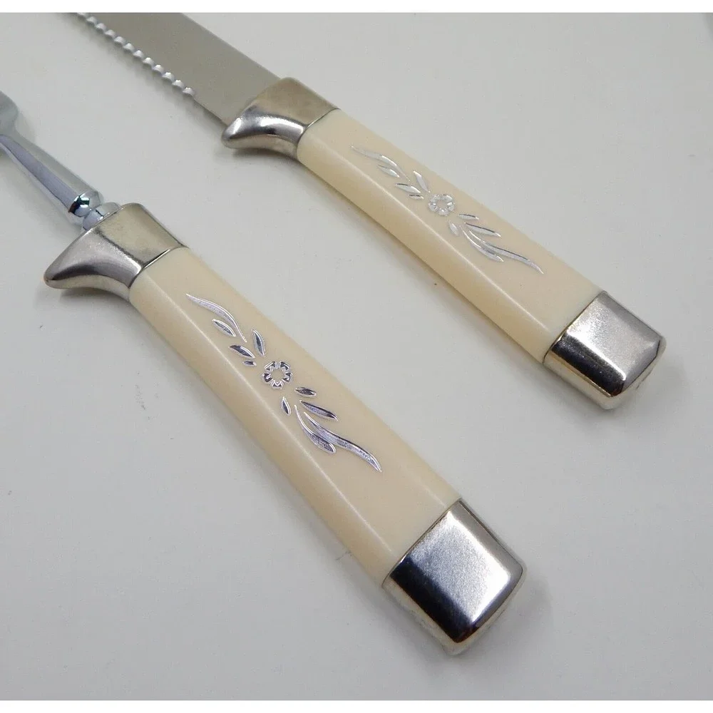 Regent Sheffield Cutlery Set Stainless Steel Blades Carving Knife Fork England